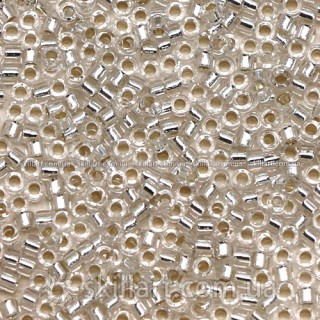 Бисер DB-41 Miyuki Delica Beads 11/0 (блестящий, серебряный)
